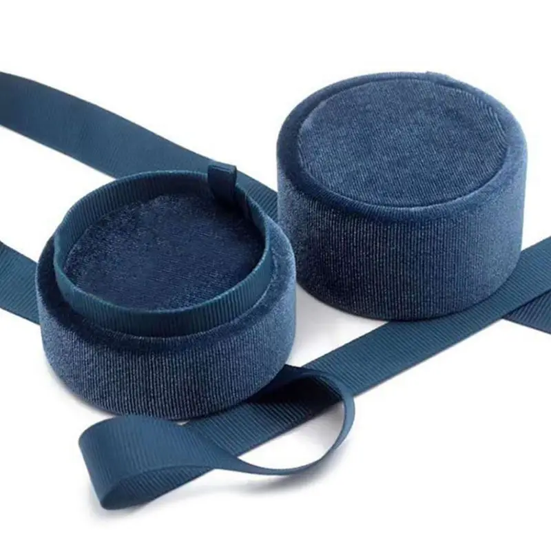 Горячая винтажная круглая коробка ювелирных изделий для предложения Свадебное