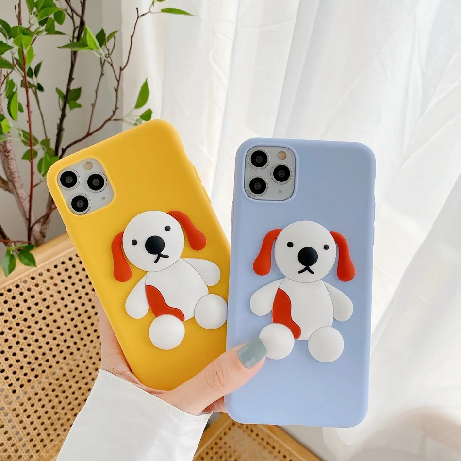 For Redmi Note 8T 8 9 Pro 7 6 5 3D Cute Beagles Dog Shiba Inu Duck DIY Case Xiaomi K20 K30 7A 8A Soft TPU Cover |