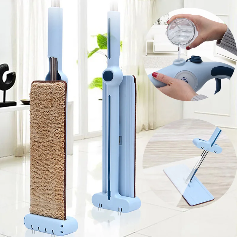

YOREDE Free Hand Wring Spray Mops For Washing Floors Household Cleaning Products Floor Cleaning Magic Mop Home And Kitchen Goods