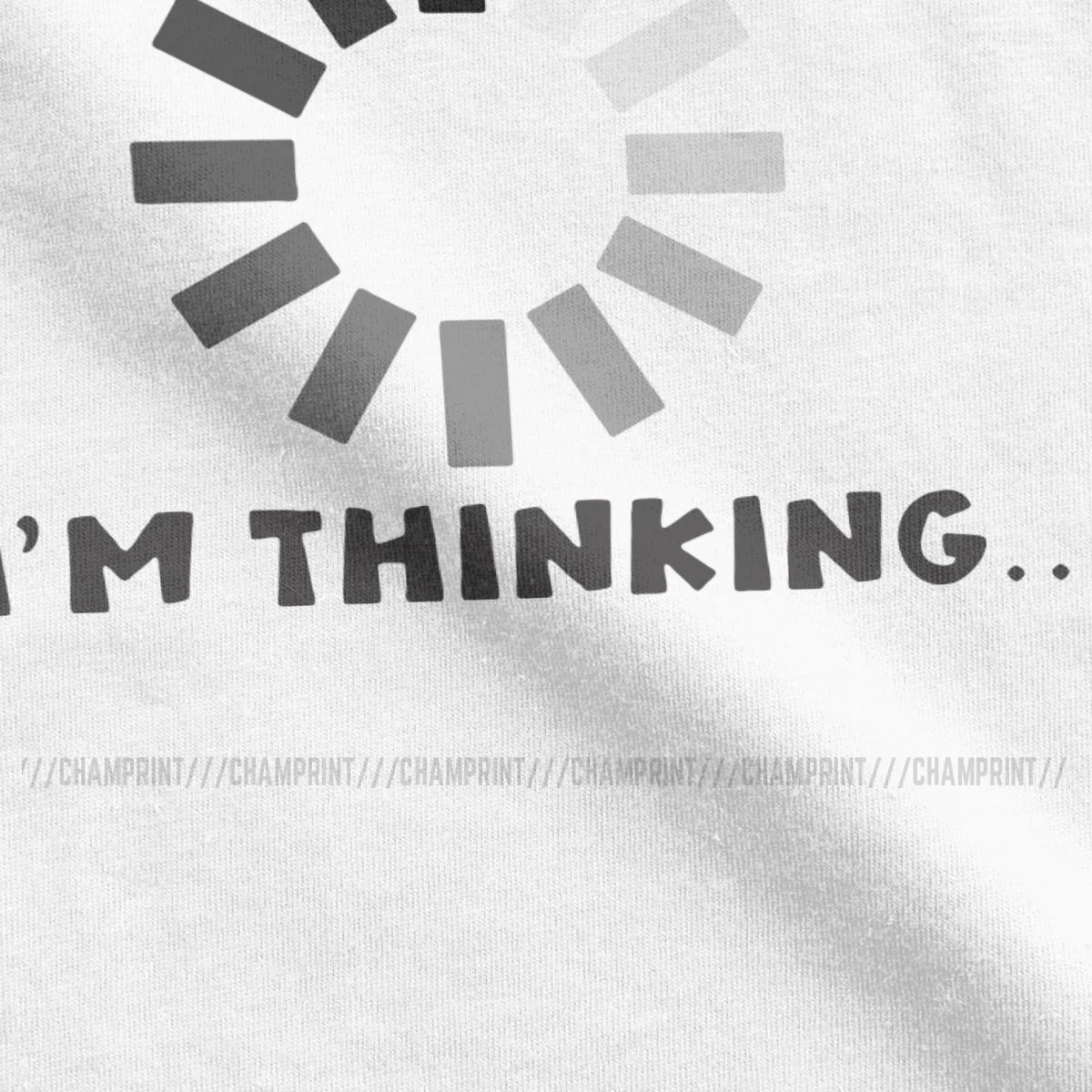 Новинка я думаю программист футболки для мужчин круглый вырез горловины 100%