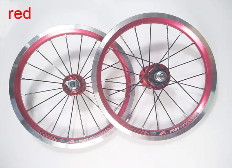 4 подшипника 14 дюймов алюминиевый сплав детская велосипедная колесная пара 20H V