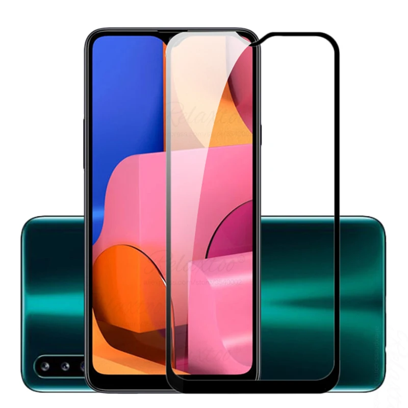 Закаленное стекло с полным покрытием для Samsung Galaxy A20S sm A207F Защита экрана Galax A20s a 20 s
