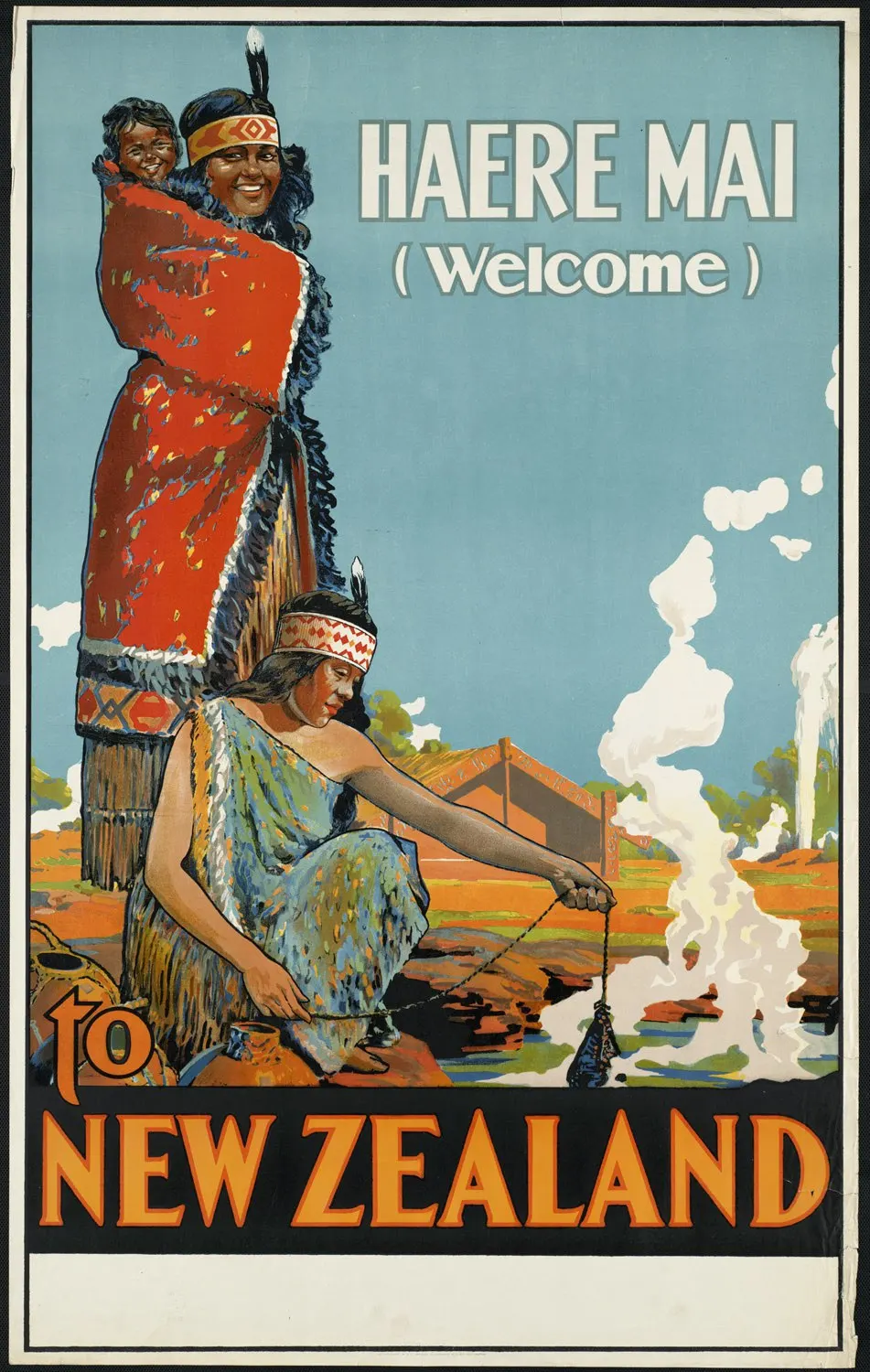 

400X300MM haere-mai-welcome-to-new-zealand-hires jumbo fridge magnet SFM-0386