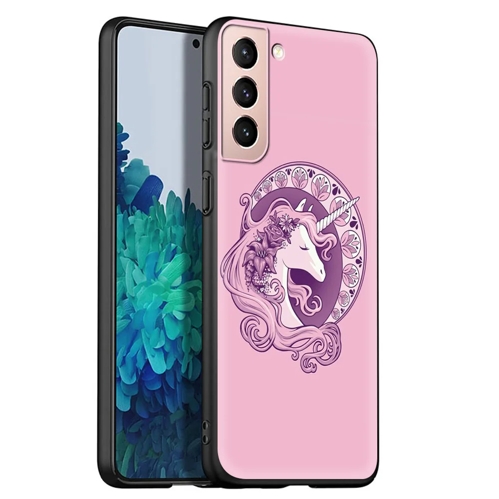 

Rainbow Unicorn Luxury Soft Phone Case for Samsung Galaxy Note 20 Ultra Note 10 Lite 9 8 Plus 5G Shockproof Cover Shell