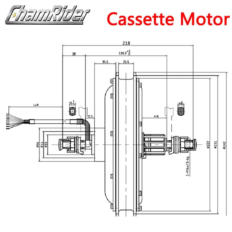 Мотор мотор беззубчатый для электровелосипеда 48 В 500 Вт | Спорт и развлечения