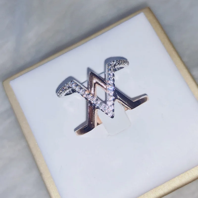 Лидер продаж новинка кольцо со вспышкой и бриллиантами Женское для разделения