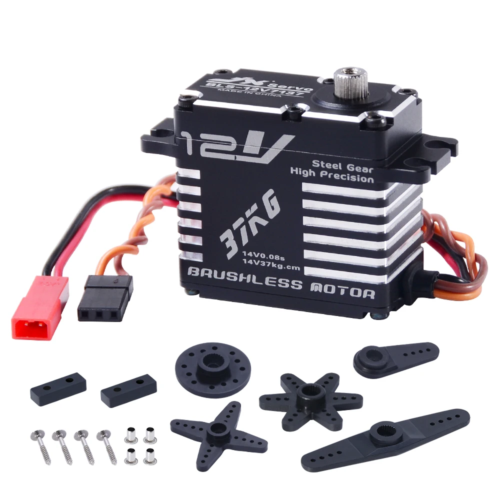 JX Servo BLS-12V7137 71 г 37 кг бесщеточный высокая точность Сталь Шестерни полный ЧПУ цифровой сервопривод для RC автомобиль игрушечный робот лодка аксессуары JX Servo BLS-12V7137 71 г 37 кг бесщеточный высокая точность Сталь Шестерни полный ЧПУ цифровой сервопривод для RC автомобиль игрушечный робот лодка аксессуары