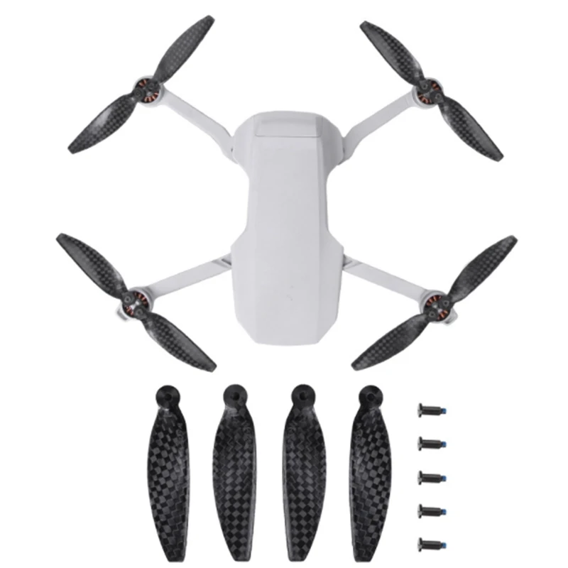 Carbon Fiber Platinum Propellers For Mavic Mini Quick Release Enhanced Blade Folding Propeller Prop | Электроника