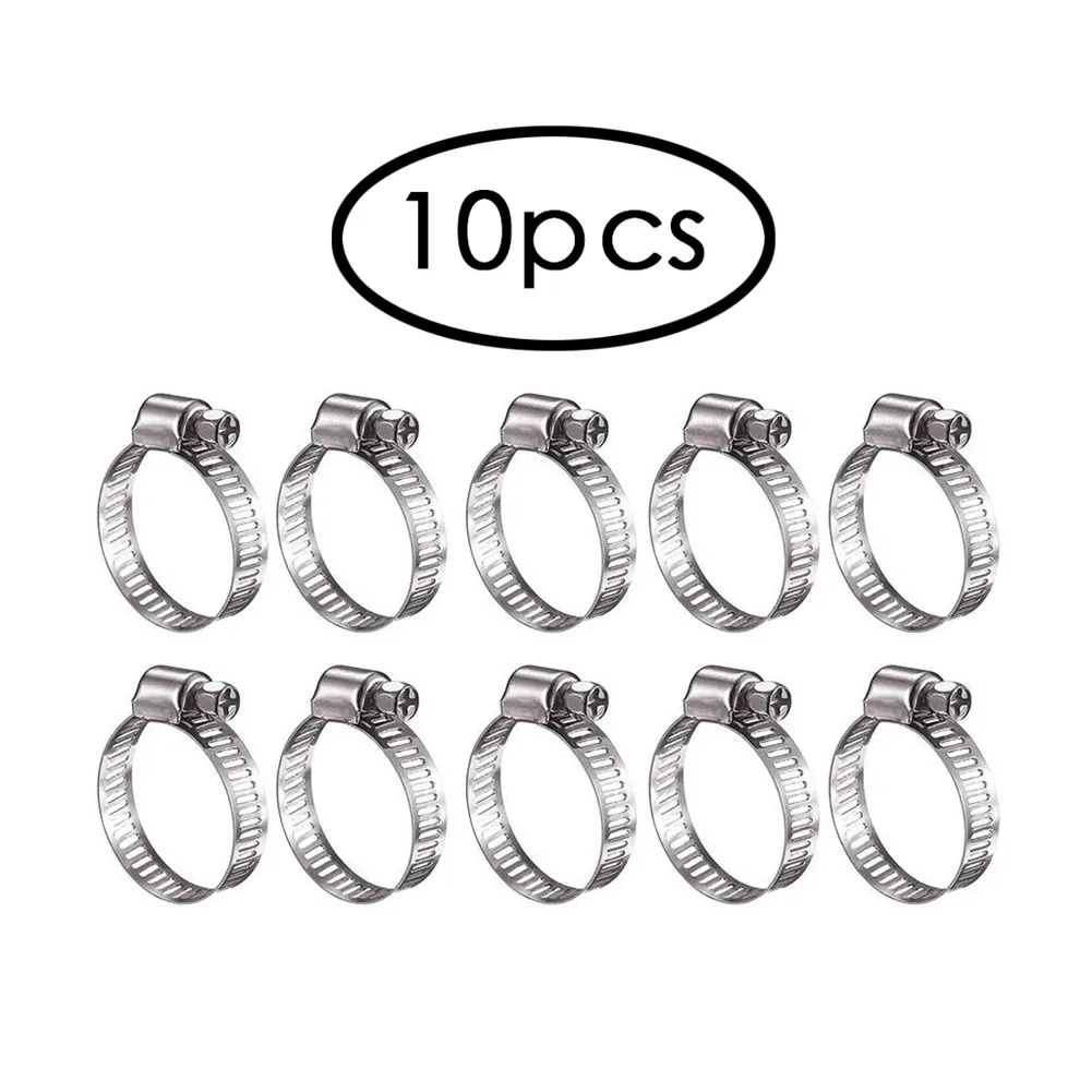 Ходовой зажим для шланга из нержавеющей стали регулируемый 13 19 мм Диапазон