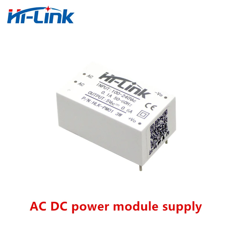 Бесплатная доставка 3 шт./лот HLK-PM01 AC DC 220 В до 5 3W 600 мА понижающий изолированный