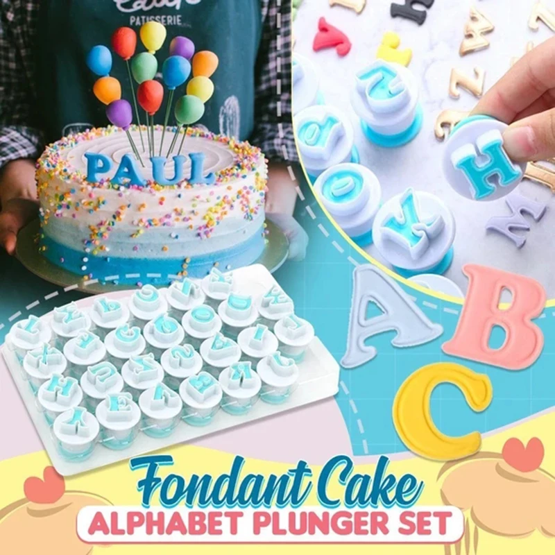 

Fondant (сахарная) торт алфавит набор с вантузом A-Z 0-9 "сделай сам" штамп в виде торта формочка для торта печенье выпечка для торта украшения изго...