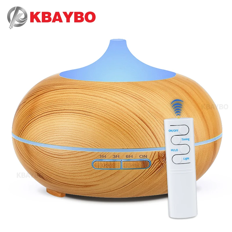 

KBAYBO 550ml Essential Oil Aroma Diffuser Ultrasonic Air Humidifier Cool Mist Maker Aromatherapy Fogger LED Light For Home