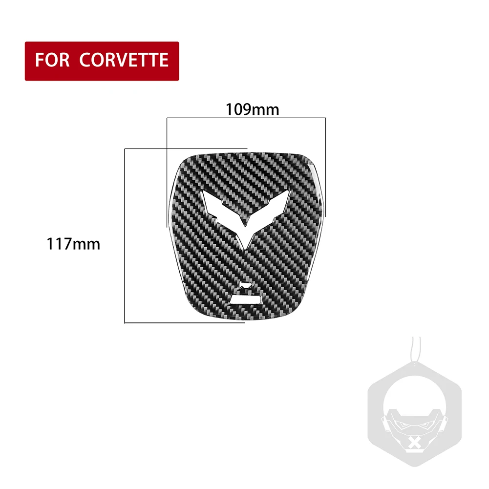 

Car Steering Wheel Logo Sticker Carbon Fiber Auto Interior Cover Decorative Trim Easily Installation Personal Car Elements New