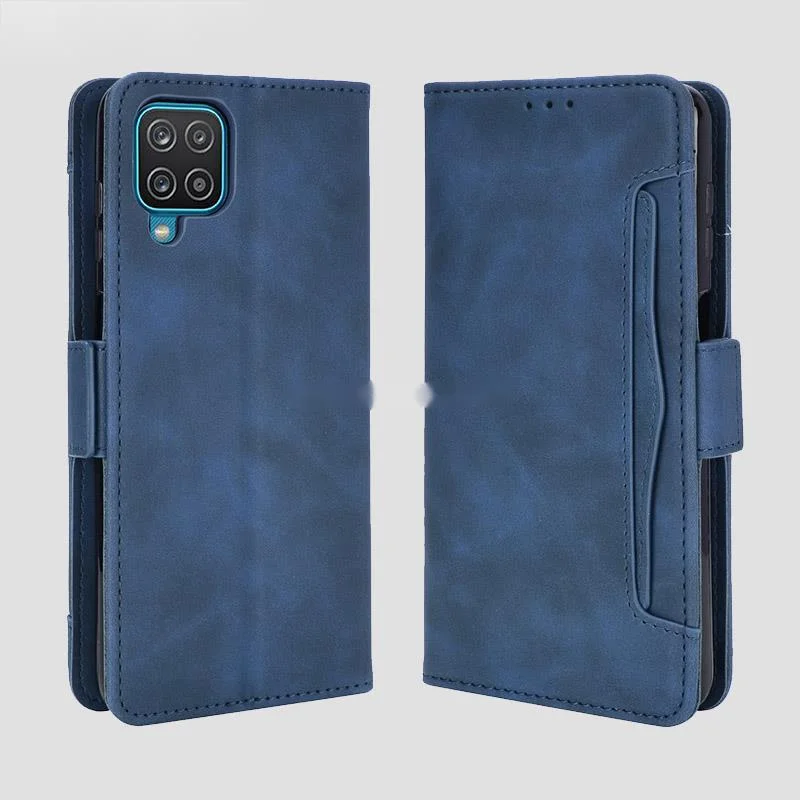 

Wallet Cases For Samsung Galaxy A12 Case Magnetic Closure Book Flip Cover For Samsung M12 Leather Card Photo Holder Phone Bags