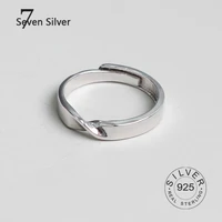 real 925 sterling silver finger rings for women endless shaped lovers trendy fine jewelry large adjustable antique rings anillos