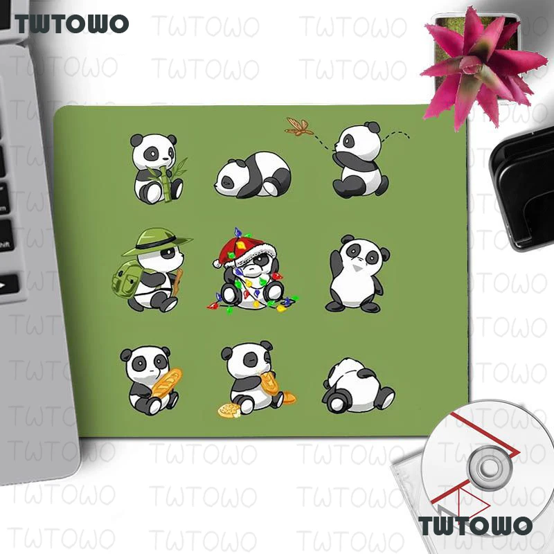 

С принтом в виде панды и компьютерных игр Мышь коврики маленькие Мышь геймер 29x25 см компьютерный игровой коврик для мыши Мышь pad