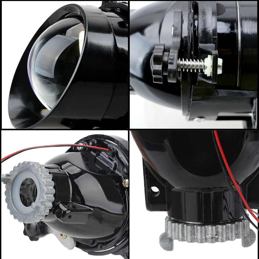 Противотумансветильник ры LEEPEE 2 шт. объектив биксенонового прожектора PTF H11 для