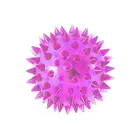 Мигающий светильник ящийся милая собака щенки кошка Ежик мяч резиновый колокольчик Звуковой шар креативная забавная игра игрушка для домашних животных приятная