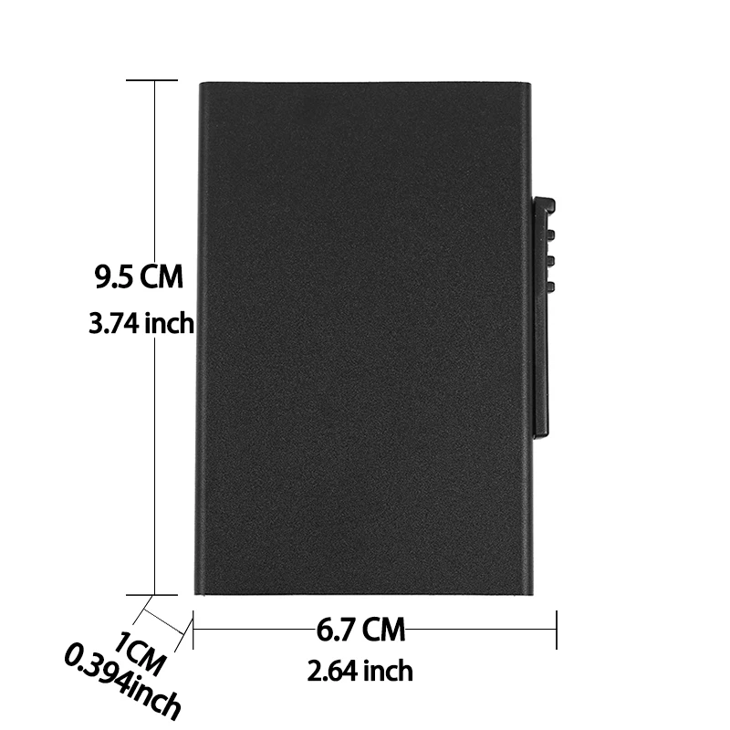 

Thin Business Card Case Credit Card Holder Metal Bank Check Sleeve Special Mother's Day Gift Personalized Photo