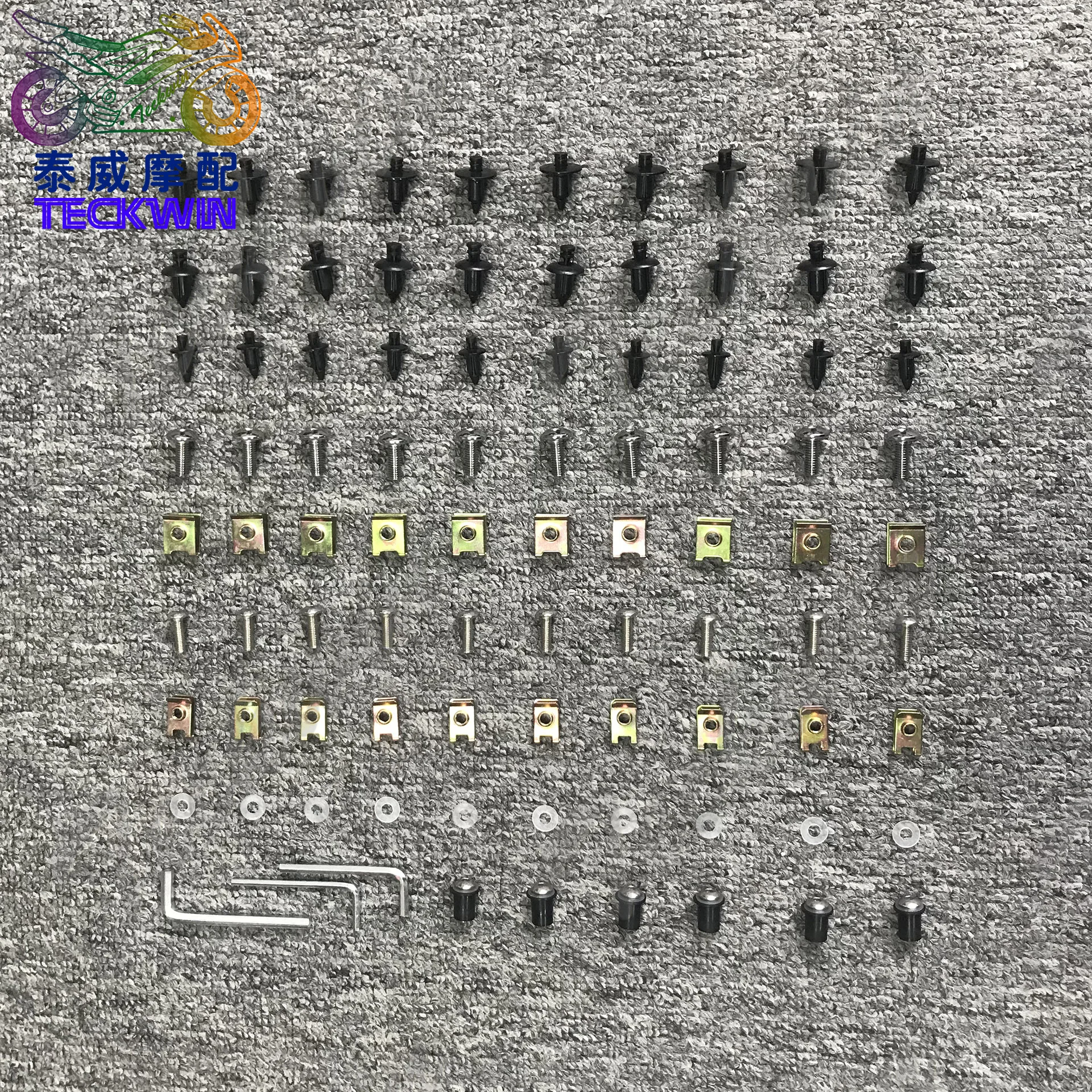 

Fairing Body Bolts Kit Fastener Clips Screws Ducati 1098 1098R 1098S 2007-2008