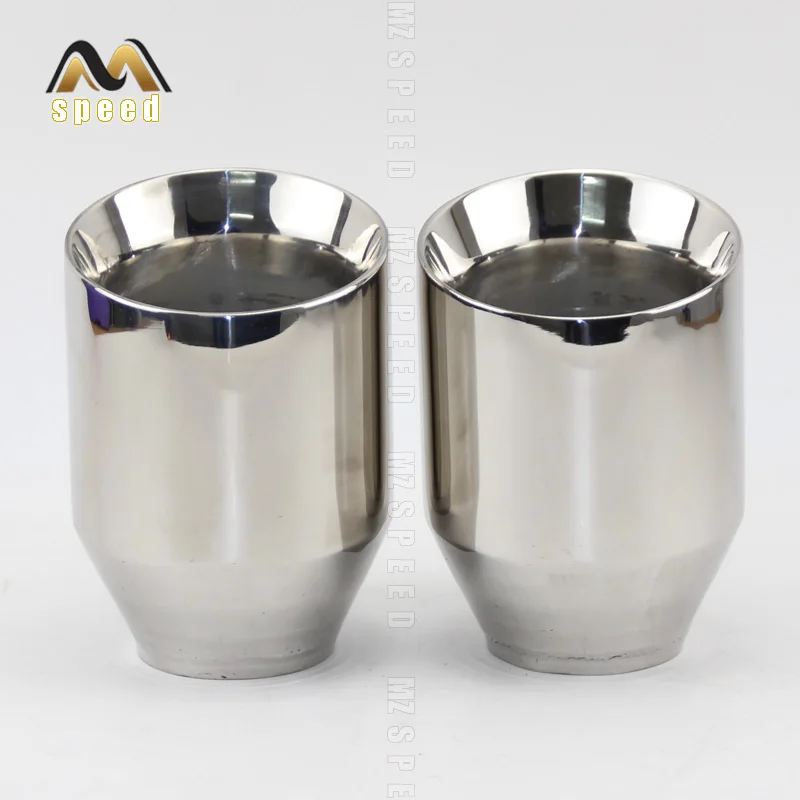 

1 piece Car Accessories Style stainless steel universal exhaust system end pipe+car exhaust tip