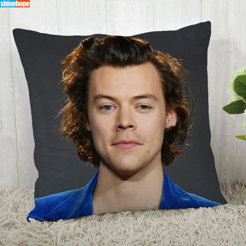 

Pillow-Cover-Customize-Harry-Style-Pillowcase Modern Home Decorative Pillow Case For Living Room 45X45cm,40X40cmA2020.9.3