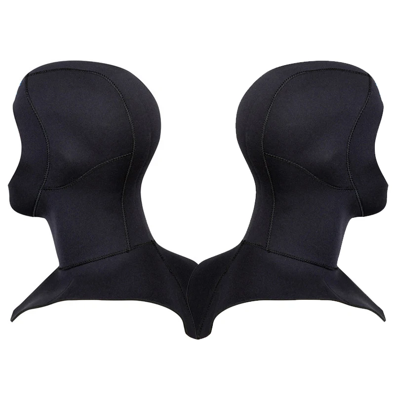 Неопреновый капюшон 3 мм для подводного плавания с плечевым рыболовным