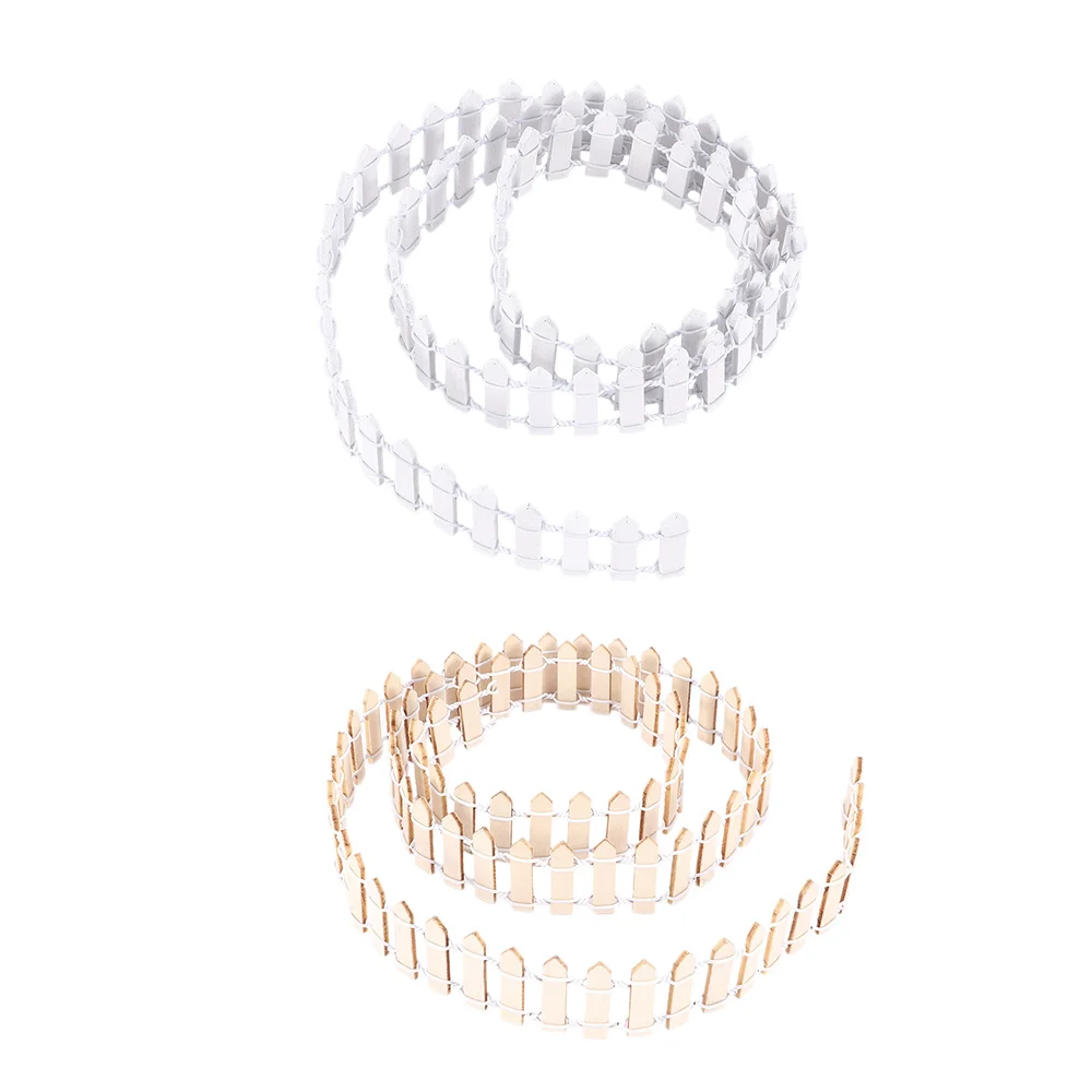 100 см * 3 миниатюрный маленький деревянный забор Сделай Сам кукольный домик