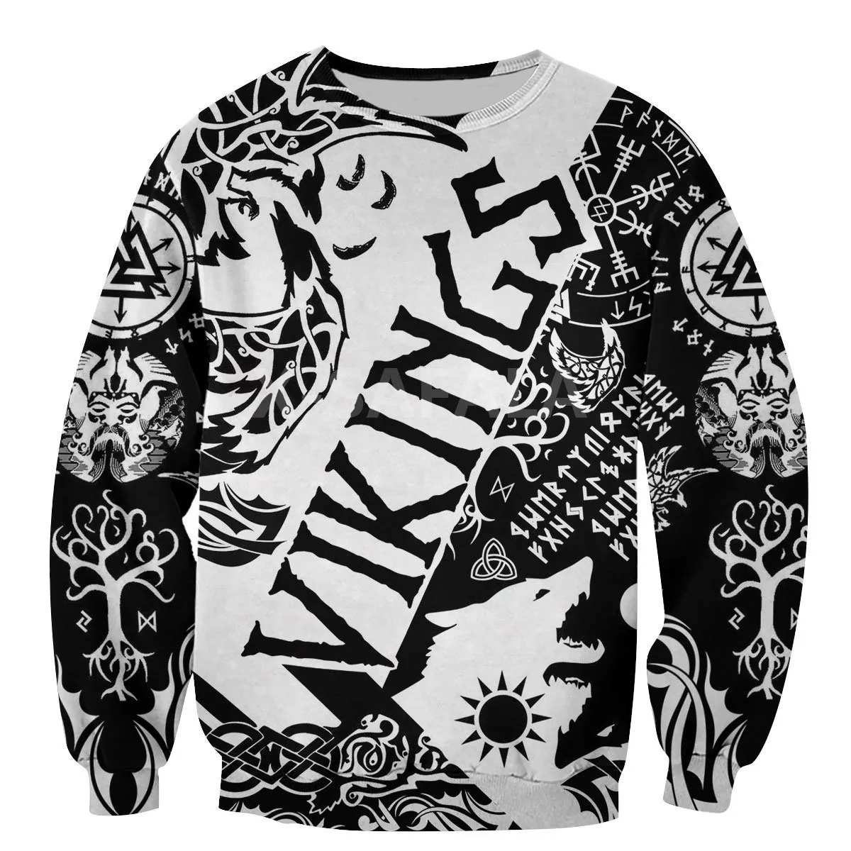 

Viking Tattoo Art 3D Print Spring Autumn Hoodie Man Women Harajuku Outwear Zipper Pullover Sweatshirt Casual Unisex-2