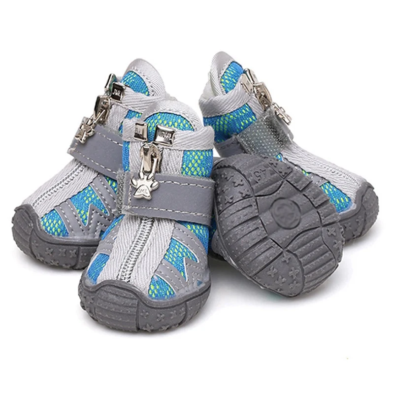 

Собака дышащая мягкая подошва с защитой от скольжения; Светоотражающий с воздухопроницаемой сеткой, с изображением собаки; Paw протектор