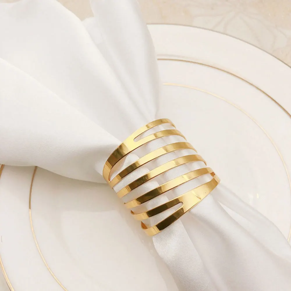 

1pcs High-end салфетка кнопка для кухни высокого качества кольцо Металлическое для салфетки настольное украшение для свадьбы, Рождества, вечерин...