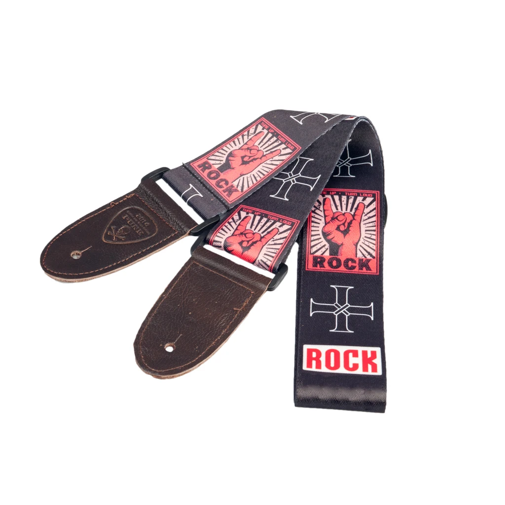 einstellbare gitarre strap bunte druck nylon strap gitarre strap lock für akustische elektrische gitarre und bass free global shipping