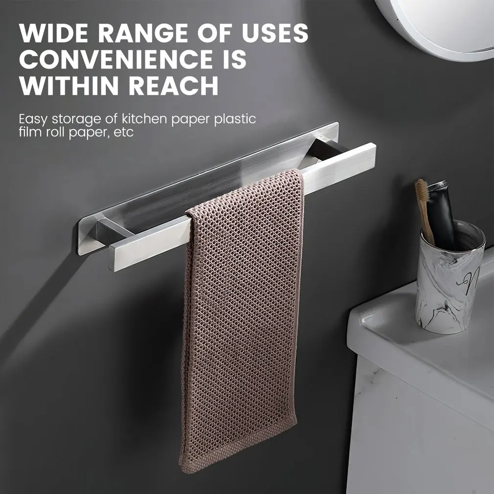 

Large Bearing Stainless Steel No Drilling Wall Hook Kitchen Home Bathroom Key Bag Hanger No Drilling Storage Hanging Holder