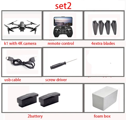 Visuo ZEN K1 gps Радиоуправляемый Дрон с 4K HD Двойная камера управление жестами 5G Wifi FPV Бесщеточный двигатель Flight 28mins Dron VS F11 B4W SG906 - Цвет: set2