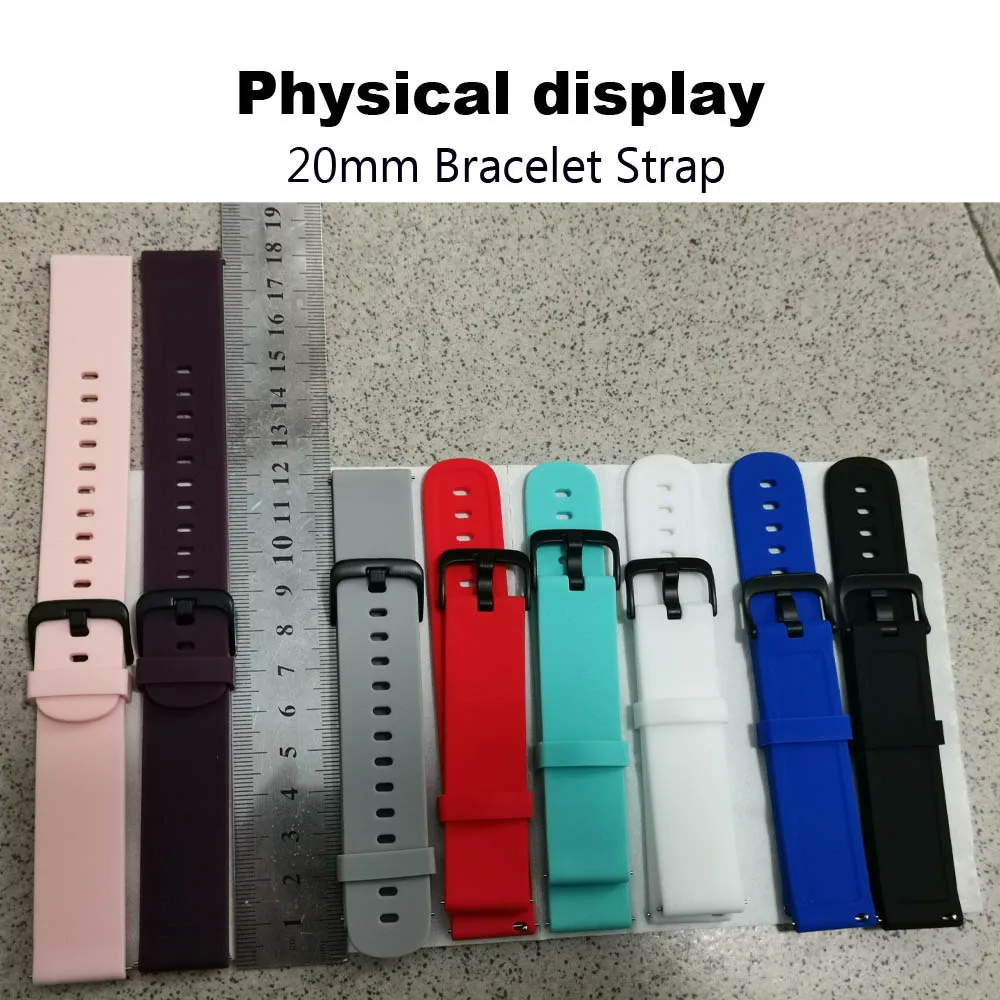 20mm Bracelet Strap For Xiaomi Amazfit GTS Watchstrap Bip Wristband GTR 42mm Stainless Steel Metal Watchband | Электроника