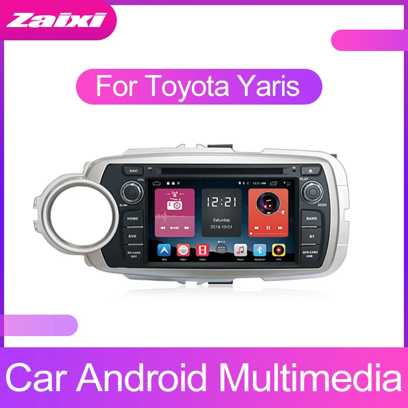 

For Toyota Yaris 2012 2013 Accessories GPS Navigation Car Android Multimedia Player System Radio HD IPS Screen DSP Stereo 2din