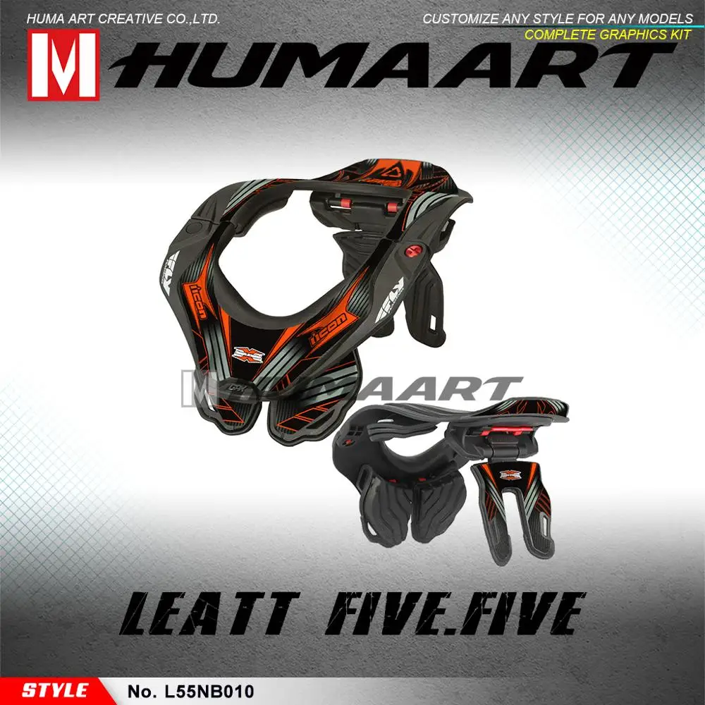 Наклейка на шею huпера наклейка для эндуро графика гонок Leatt Brace 5 2012 2013 2014 2015 2016