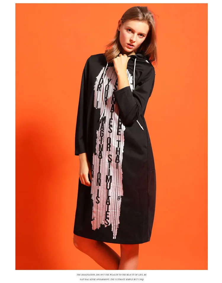 Max LuLu модные корейские женские осенние фитнес уличные женские с капюшоном Элегантные платья винтажные Длинные Рукава vestidos
