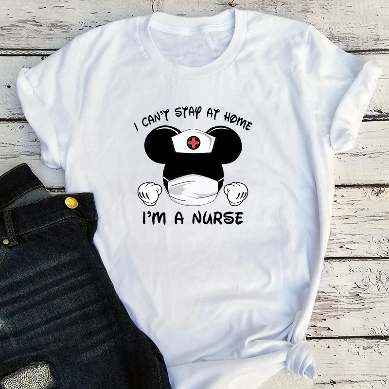 Женская футболка с надписью I'm A Nurse We Fight Tops aestic 2020 Fashion The Last Dance принтом