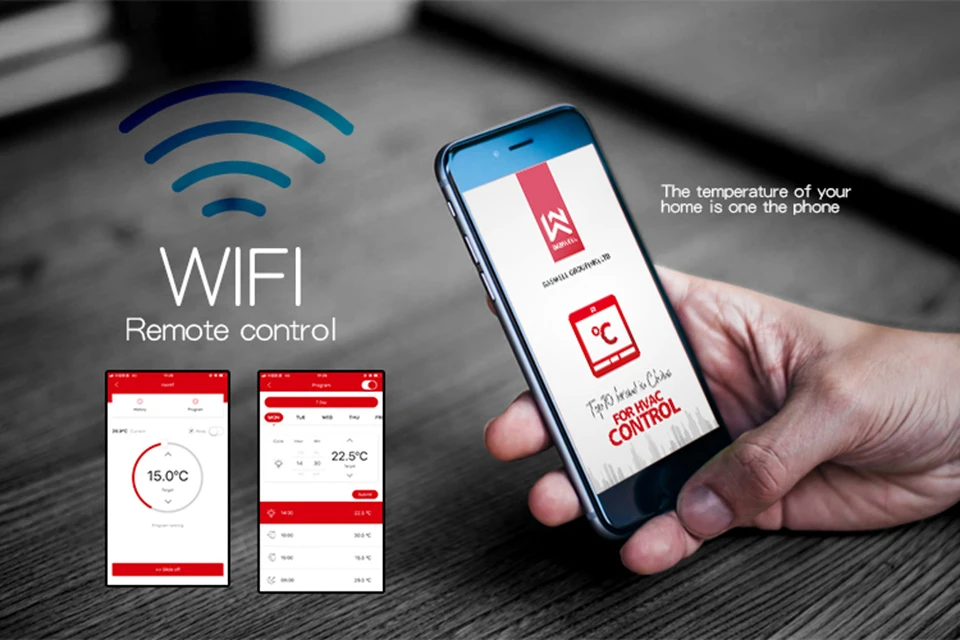 SASWELL Wi-Fi термостат регулятор температуры для комнатной воды Подпольное Отопление Интеллектуальный терморегулятор