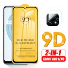 2-в-1 Защита камеры для Realme C21 стекло 9D полное клеевое закаленное стекло Realmi C21 C 21 2021 RMX3201 6,5 ''закаленная защитная пленка