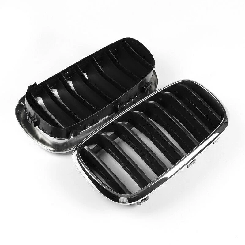 

Car Front Kidney Grille Chrome&Black for-BMW X5 X6 F15 F16 F85 F86 M Sport 2013-2017 51117294485 51117294486