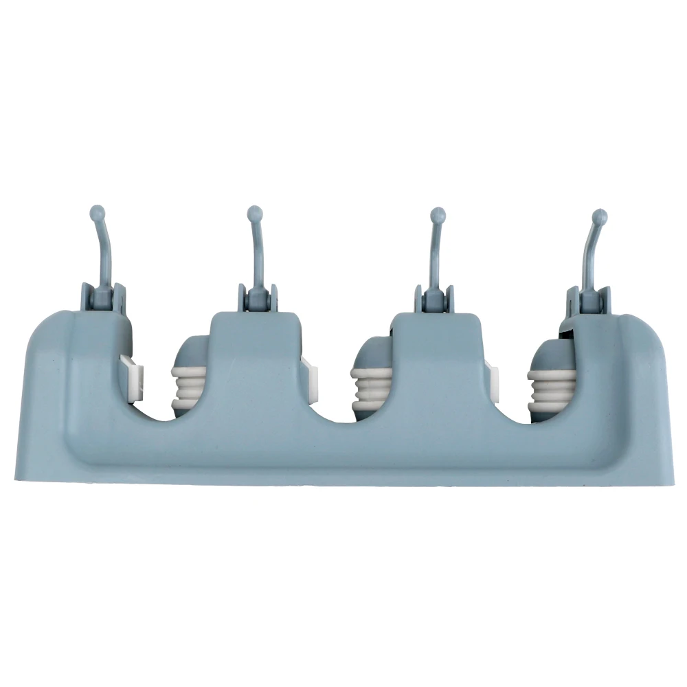 

HOOMIN Wall Mounted Mop Holder 3 Styles Magic PlasticBroom Holder Multi-Functional Tool Kitchen Storage