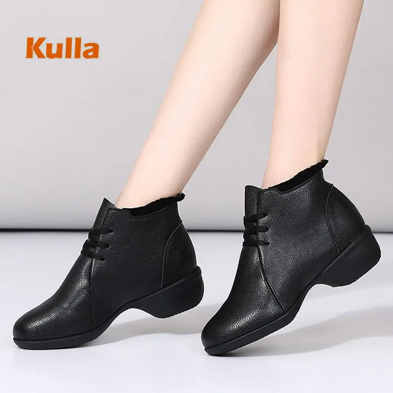 Women Dance Shoes Jazz Woman's Modern Dancing Shoes Autumn Winter White Black Soft Bottom Size 35-41 Square Sports Female Shoes