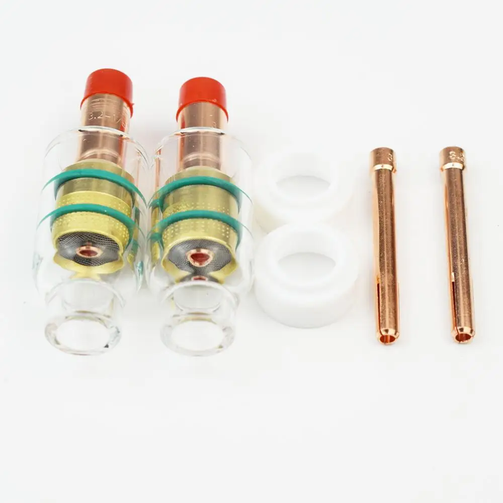 Стеклянный патрубок газовый объектив Цанга 1/8 3 2 мм для сварочного фонарь PTA DB SR WP17