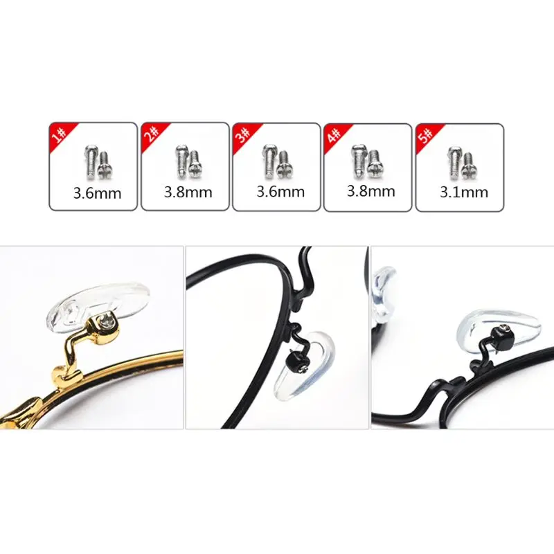 1 комплект унисекс Стекло es солнце глаз Ремкомплект винты гайки накладки Для