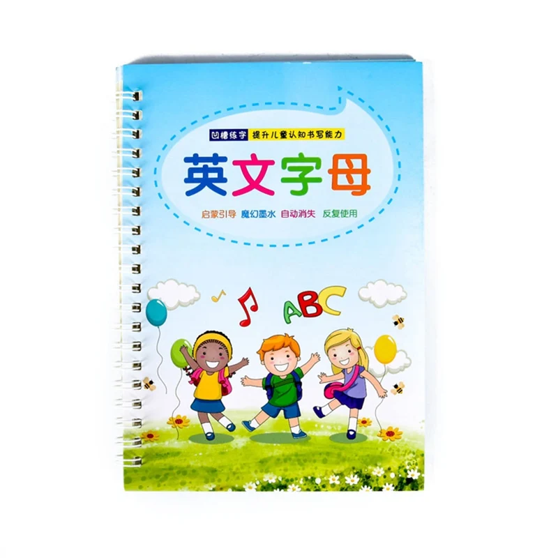 

Reusable Kindergarten Digital Letter Calligraphy Copybook For Kid Preschool Exercises Book Children Math Digital Practice Book