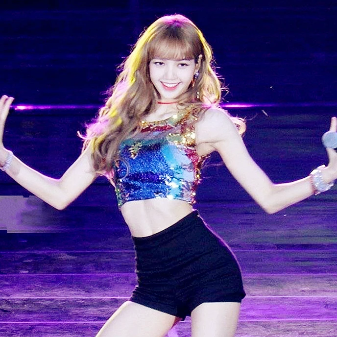 Женский укороченный топ на бретельках kpop в Корейском стиле знаменитостей лето