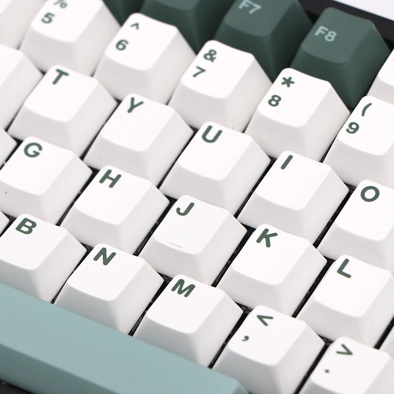 Keypro ботанический колпачки 132 ключей краситель подкровать вишня профиль клавиши