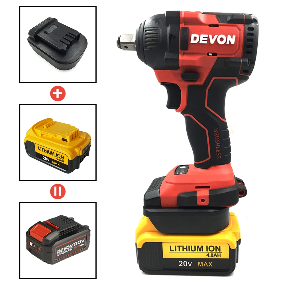 Адаптер для инструмента Dewalt 18 в/20 в макс. 54/60 до Devon 20 | Инструменты